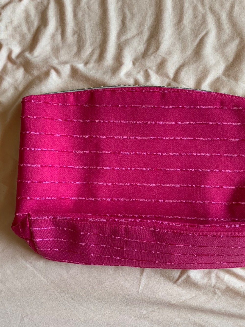 New! Lancome Hot Pink Makeup Bag Pouch